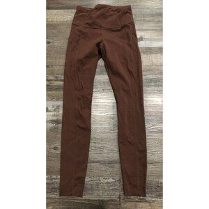 Lululemon Fast and Free High-Rise Tight 28 Brown Size 4 Leggings